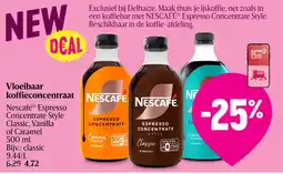 Delhaize Nescafé Espresso Vloeibaar koffieconcentraat aanbieding