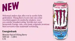 Delhaize Monster Juiced Viking Berry Energiedrank aanbieding