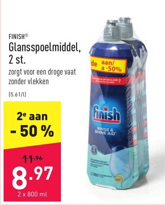 ALDI Finish Glansspoelmiddel, 2 st. aanbieding