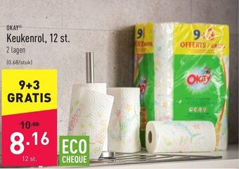 ALDI Okay Keukenrol, 12 st. aanbieding