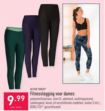 ALDI Active Touch Fitnesslegging voor dames aanbieding