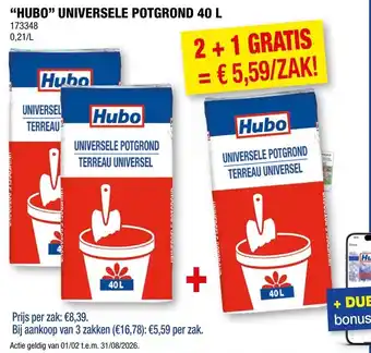 Hubo universele potgrond