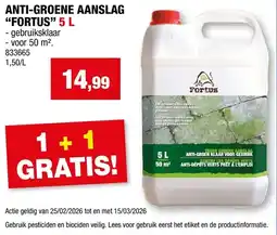 Hubo Anti groene aanslag Fortus aanbieding