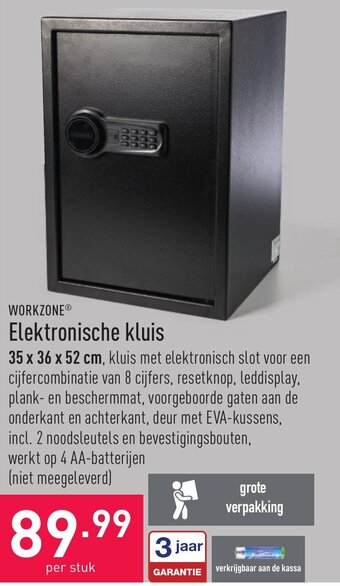 Workzone Elektronische kluis