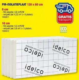 Hubo PIR Isolatieplaat aanbieding