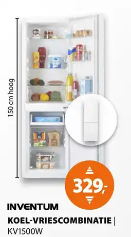 Expert Inventum Koel vriescombinatie aanbieding