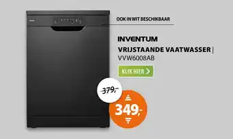 Inventum vrijstaande vaatwasser