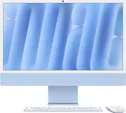 Coolblue Apple iMac 24 inch M4 (10 core CPU/10 core GPU) 16GB/256GB Blauw AZERTY aanbieding