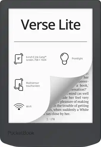 Coolblue PocketBook Verse Lite Grijs aanbieding
