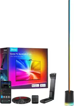 Coolblue Govee TV Backlight 3 LIte voor 55-65 inch tv's + Floor Lamp 2 aanbieding