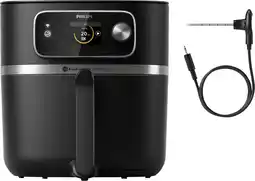 Coolblue Philips Airfryer XXL Connected HD9880/90 + Voedselthermometer aanbieding
