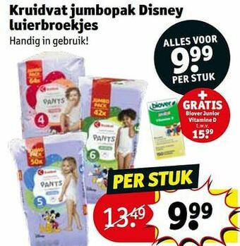 Kruidvat Kruidvat jumbopak disney luierbroekjes aanbieding