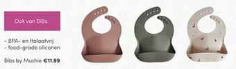 Baby & Tiener Bibs by mushie aanbieding