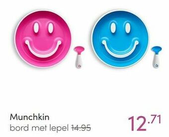 Baby & Tiener Munchkin bord met lepel aanbieding