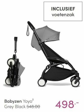 Baby & Tiener Babyzen yoyo2 grey black aanbieding
