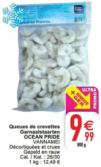 Cora Queues de crevettes garnaalstaarten ocean pride vannamei aanbieding