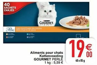 Cora Aliments pour chats kattenvoeding gourmet perle aanbieding