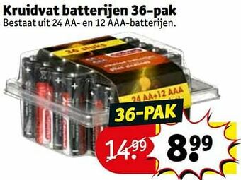 Kruidvat Kruidvat batterijen aanbieding
