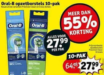 Kruidvat Opzetborstels precision clean aanbieding