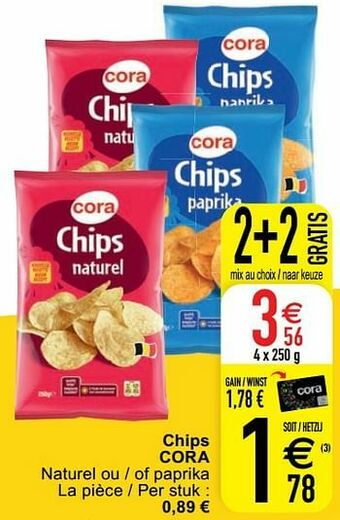Cora Chips cora aanbieding