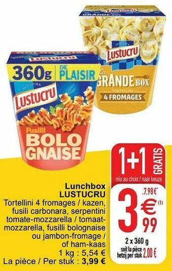 Cora Lunchbox lustucru aanbieding