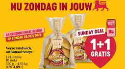 Delhaize Verse sandwich, artisanaal recept aanbieding