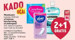Delhaize Mondwater Listerine (500 ml) aanbieding