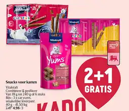 Delhaize Snacks voor katten aanbieding
