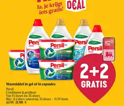 Delhaize Wasmiddel in gel of in capsules aanbieding