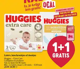 Delhaize Luiers, luierbroekjes of doekjes aanbieding
