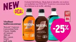 Delhaize Vloeibaar koffieconcentraat aanbieding