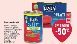 Delhaize Tomaten in blik aanbieding