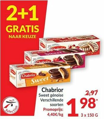 Intermarché Chabrior sweet génoise aanbieding