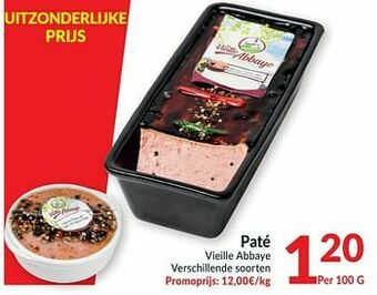 Intermarché Paté vieille abbaye aanbieding