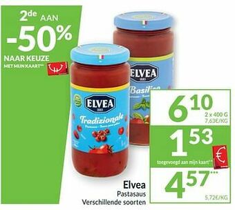 Intermarché Elvea pastasaus aanbieding