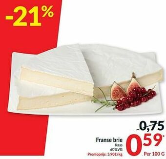 Intermarché Franse brie kaas aanbieding