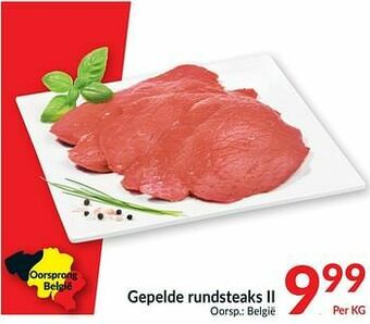 Intermarché Gepelde rundsteaks ii aanbieding