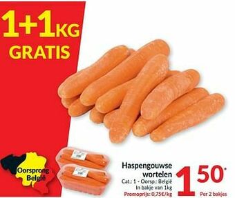 Intermarché Haspengouwse wortelen aanbieding