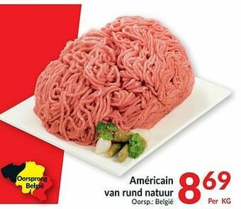 Intermarché Américain van rund natuur aanbieding