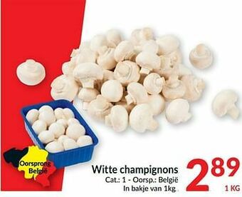 Intermarché Witte champignons aanbieding