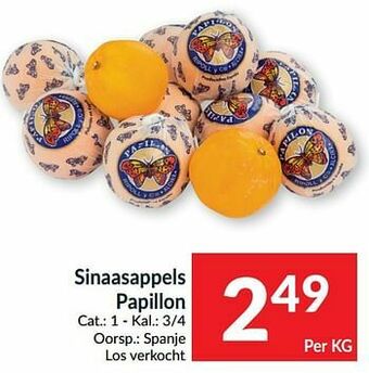 Intermarché Sinaasappels papillon aanbieding