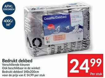 Bedrukt dekbed