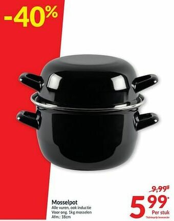 Intermarché Mosselpot aanbieding