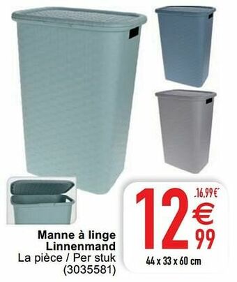 Cora Manne à linge linnenmand aanbieding