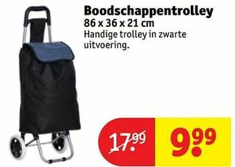 Kruidvat Boodschappentrolley aanbieding
