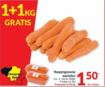 Intermarché Haspengouwse wortelen aanbieding
