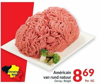 Intermarché Americain van rund natuur aanbieding