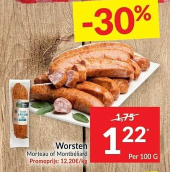 Intermarché Worsten 100g aanbieding