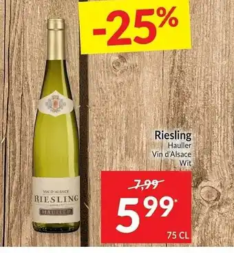 Intermarché Riesling 75cl aanbieding