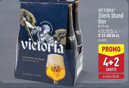 ALDI Victoria Sterk Blond Bier 8,5 % vol aanbieding